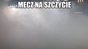 "Zadymiony" mecz na szczycie, Loska jak ściana. Memy po spotkaniu Legia - Górnik (galeria)