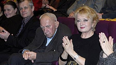 Gustaw Holoubek i Magdalena Zawadzka