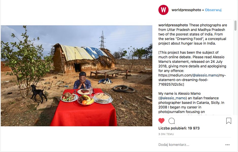 Wyróżniony na World Press Photo fotograf kazał ”marzyć o jedzeniu” głodującym dzieciom 6