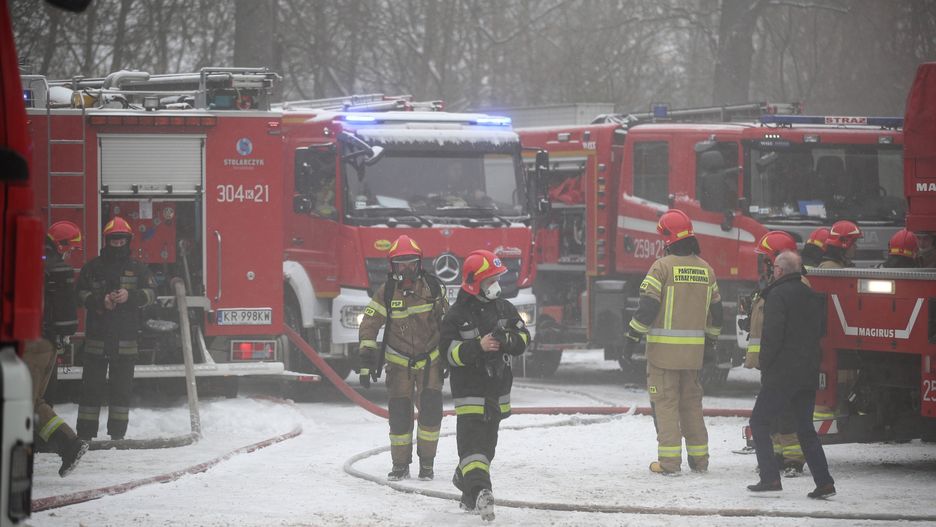 Kraków. Pożar archiwum Urzędu Miasta