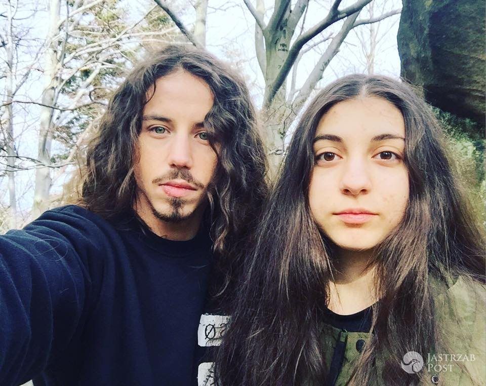 Michał Szpak z młodszą siostrą Ewą