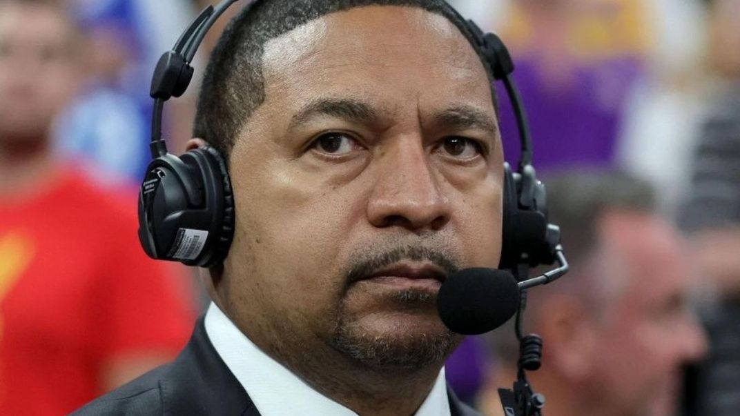 Mark Jackson w czasie komentowania meczu