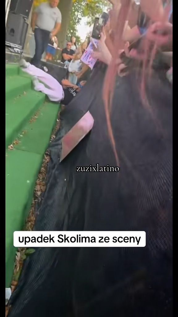 Skolim spadł ze sceny na koncercie