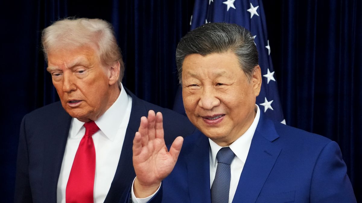 U.S. Donald Trump Meets With China's President Xi In South Korea
BUSAN, SOUTH KOREA - OCTOBER 30: U.S. President Donald Trump and Chinese President Xi Jinping react after posing for photos ahead of a bilateral meeting at Gimhae Air Base on October 30, 2025 in Busan, South Korea. Trump is meeting Xi for the first time since taking office for his second term, following months of growing tension between both countries. (Photo by Andrew Harnik/Getty Images)
Andrew Harnik
bestof, topix