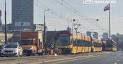 Paraliż komunikacyjny w Warszawie. Tramwaje nie kursowały