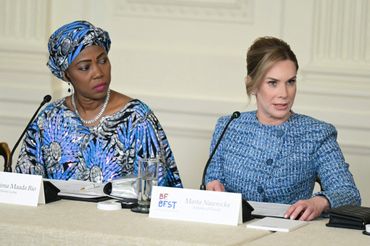 Marta Nawrocka w Białym Domu. 