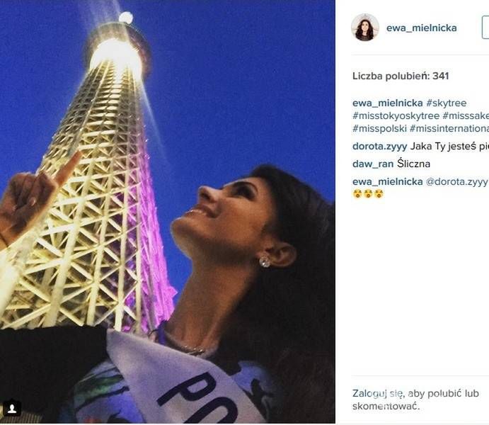 Ewa Mielnicka w Tokio (fot. Instagram)