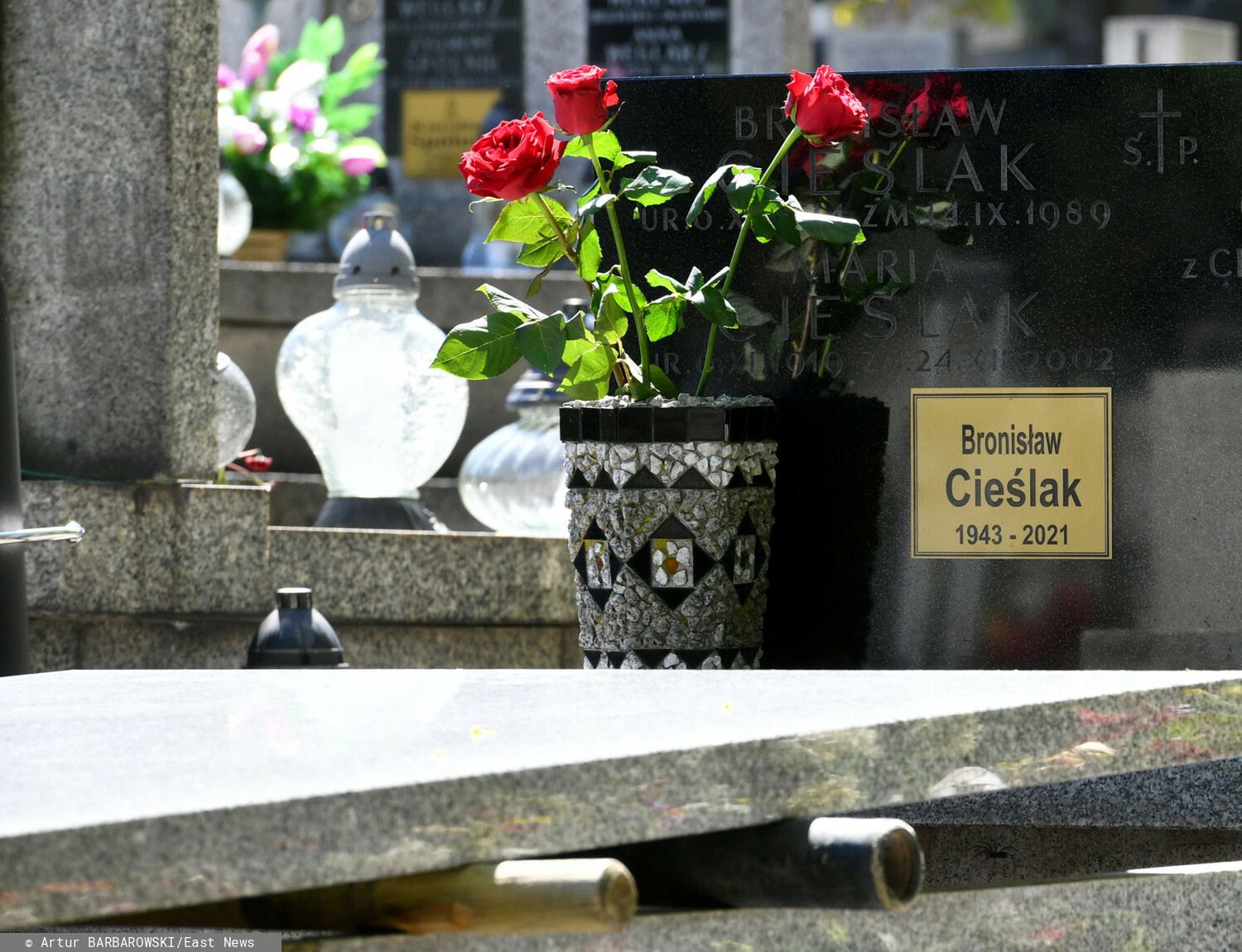Bronisław Cieślak - grób