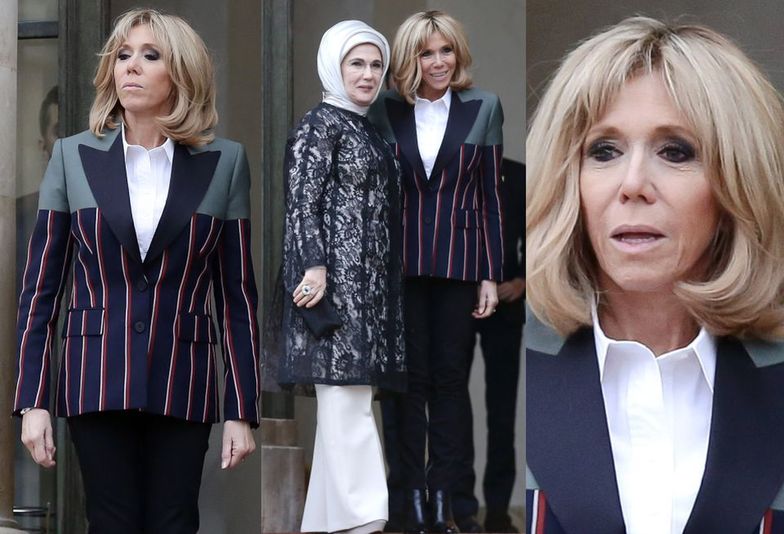 Brigitte Macron na spotkaniu z pierwszą damą Turcji