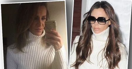 Pojedynek na stylizacje: Victoria Beckham kontra Sara Boruc. Spodobał się im ten sam sweter
