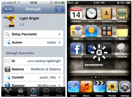 Zwiększanie jasności ekranu na iOS za pomocą przycisków głośności