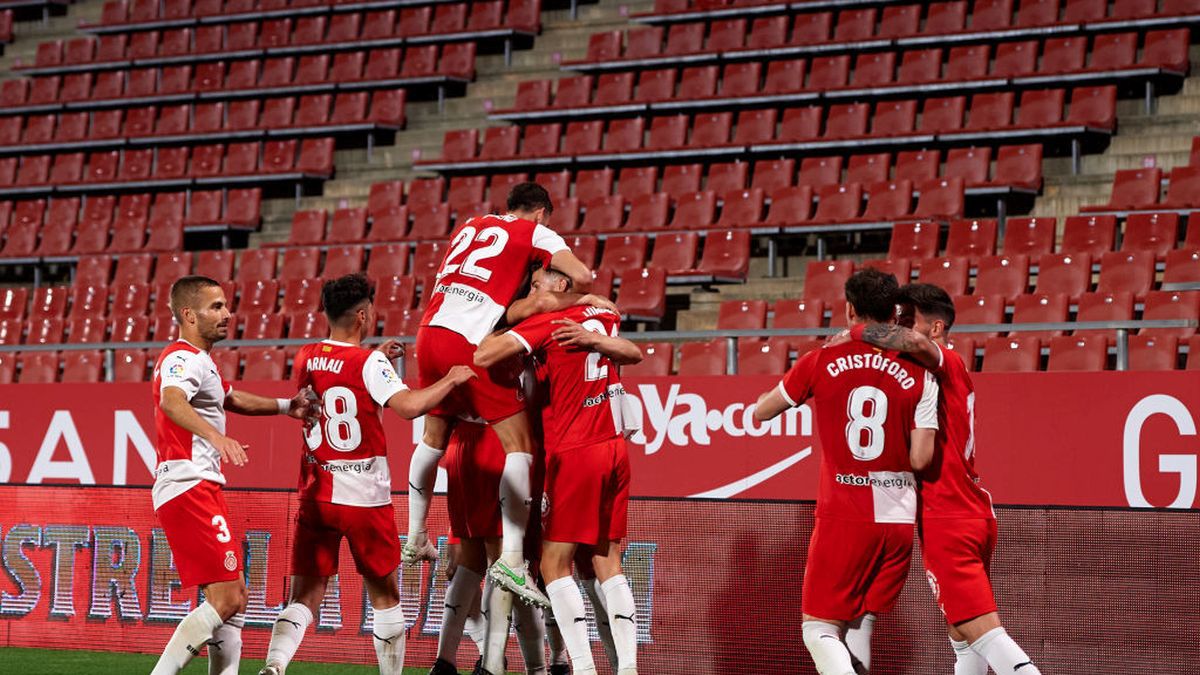 Zdjęcie okładkowe artykułu: Getty Images / Alex Caparros  / Na zdjęciu: piłkarze Girona FC
