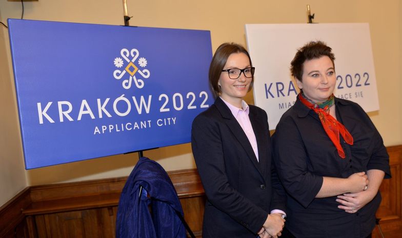 Była przewodnicząca Komitetu Kraków 2022 Jagna Marczułajtis-Walczak i <br> zastępca prezydenta Krakowa ds. Kultury i Promocji Miasta Magdalena Sroka <br>