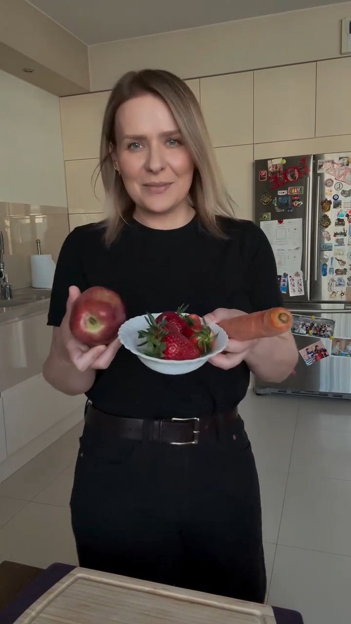 Aneta Zając pokazała, jak przygotować koktajl witaminowy