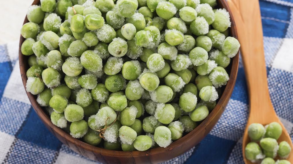 Mrożony zielony groszek