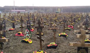 To tutaj chowają wagnerowców. Rosjanin wszystko fotografował