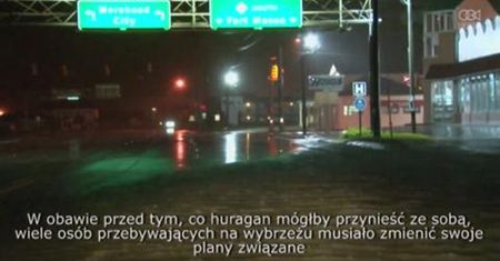 Huragan Arthur uderzył w wybrzeże Karoliny Północnej