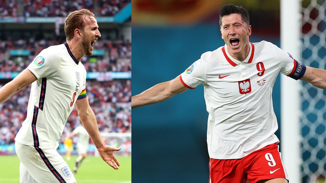 Getty Images / Catherine Ivill  / Na zdjęciu: Harry Kane i Robert Lewandowski