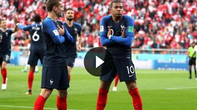 Mundial 2018. Francja - Peru. Gol Kyliana Mbappe na 1:0 (TVP Sport)