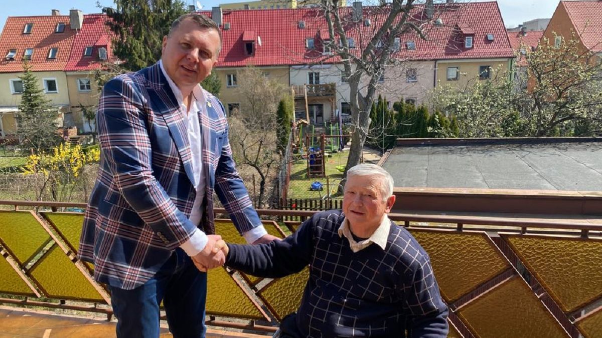 Materiały prasowe / Stal Gorzów / Na zdjęciu: prezes Stali Gorzów Marek Grzyb (z lewej) i Bogusław Nowak