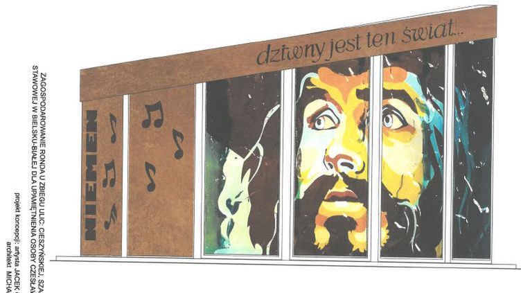 Bielsko-Biała. Instalacja artystyczna stanie na rodzie Czesława Niemena.