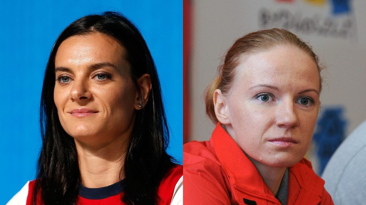 Po lewej: Jelena Isinbajewa (Matt Hazlett/Getty Images), po prawej: Swietłana Fieofanowa (PAP/Tytus Żmijewski)