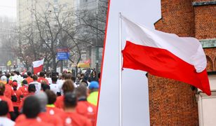 11 listopada. Bieg Niepodległości na ulicach Warszawy. Podobne wydarzenia w całej Polsce