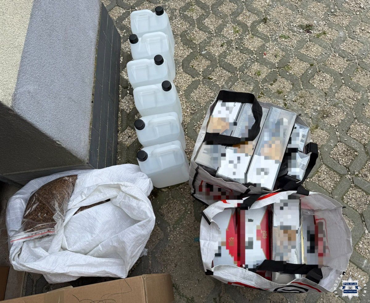 Nielegalne papierosy, tytoń oraz alkohol. Straty Skarbu Państwa mogły przekroczyć ponad 250 tysięcy złotych