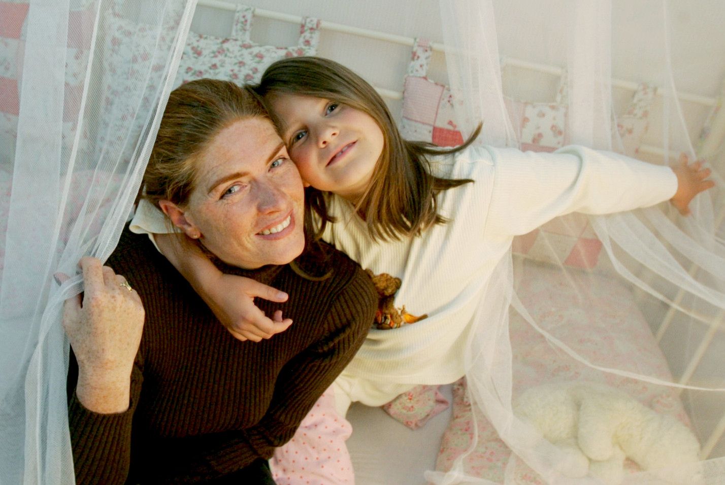 Katarzyna Dowbor z córką Marysią