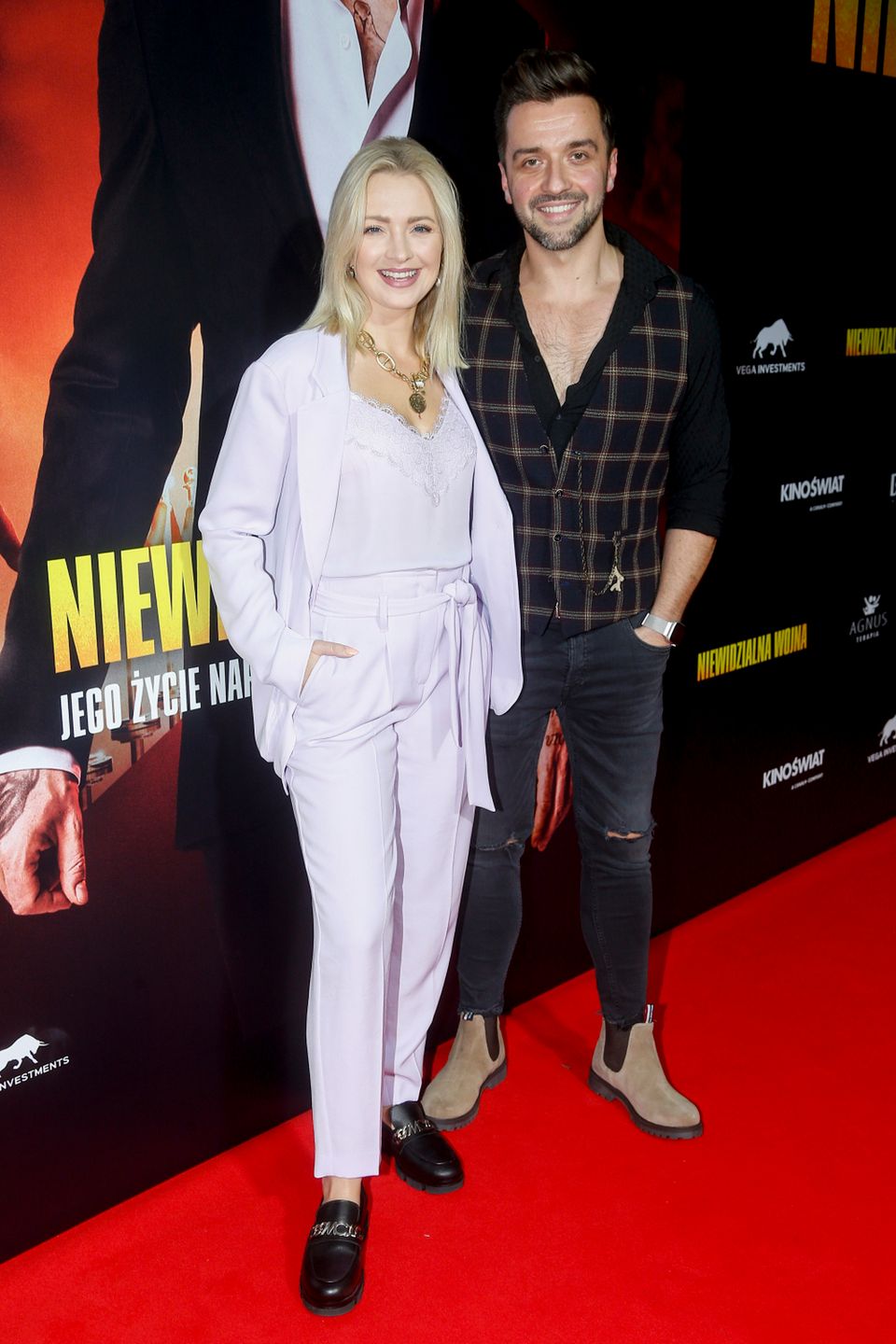 Barbara Kurdej-Szatan, Rafał Szatan - premiera filmu Niewidzialna wojna