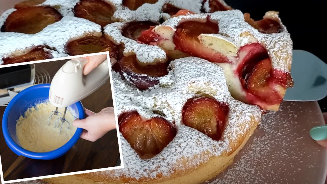 Błyskawiczne ciasto śliwkowe na oleju