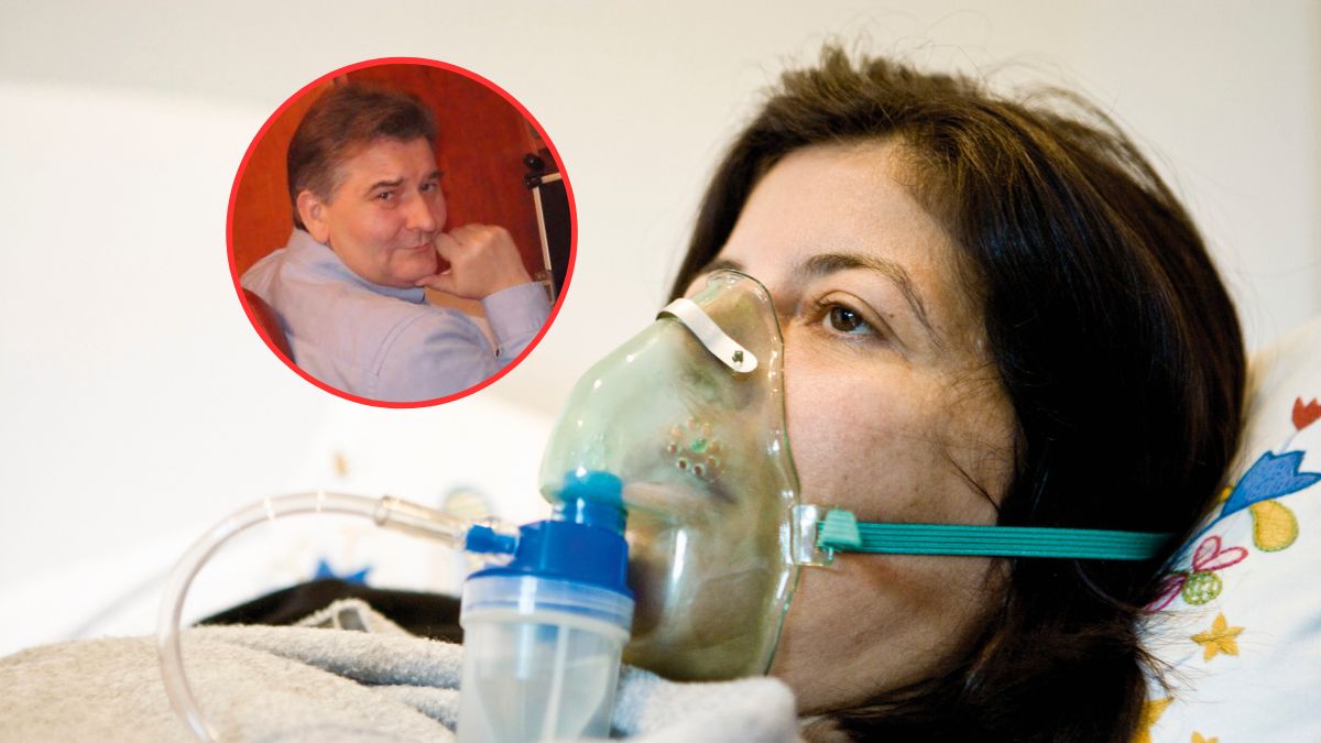 Gruźlica jest groźną chorobą zakaźną (na zdjęciu w kółku dr Tadeusz Zielonka)