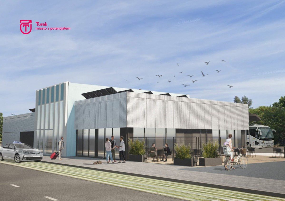 Turek: Tak ma wyglądać nowy dworzec autobusowy. Miasto przejmuje działki