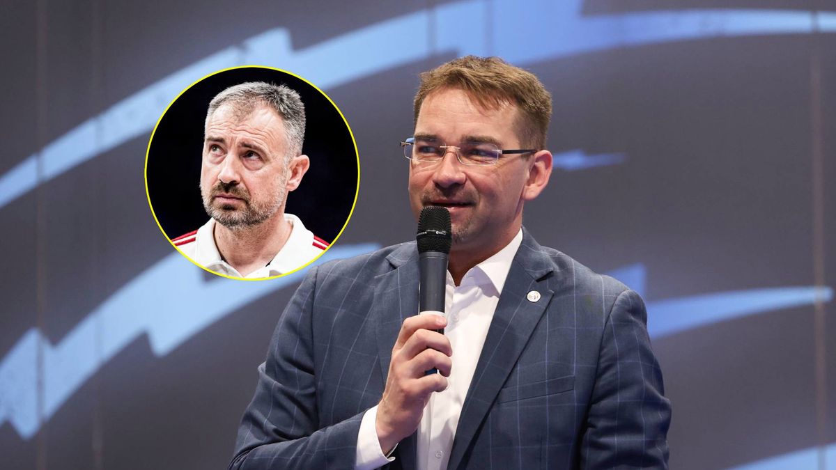 WP SportoweFakty / Anna Klepaczko oraz Michał Mieczkowski / Na zdjęciu: Sebastian Świderski i Nikola Grbić