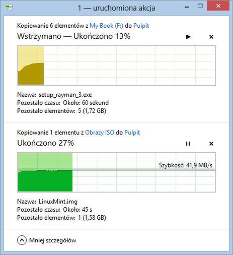 Windows 8 - masz wybór podczas kopiowania