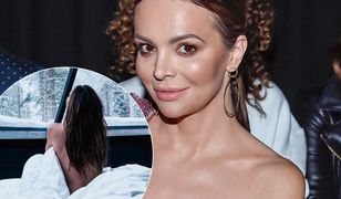 Ania Wendzikowska pozuje topless w łóżku. Ale nie to jest najbardziej zaskakujące