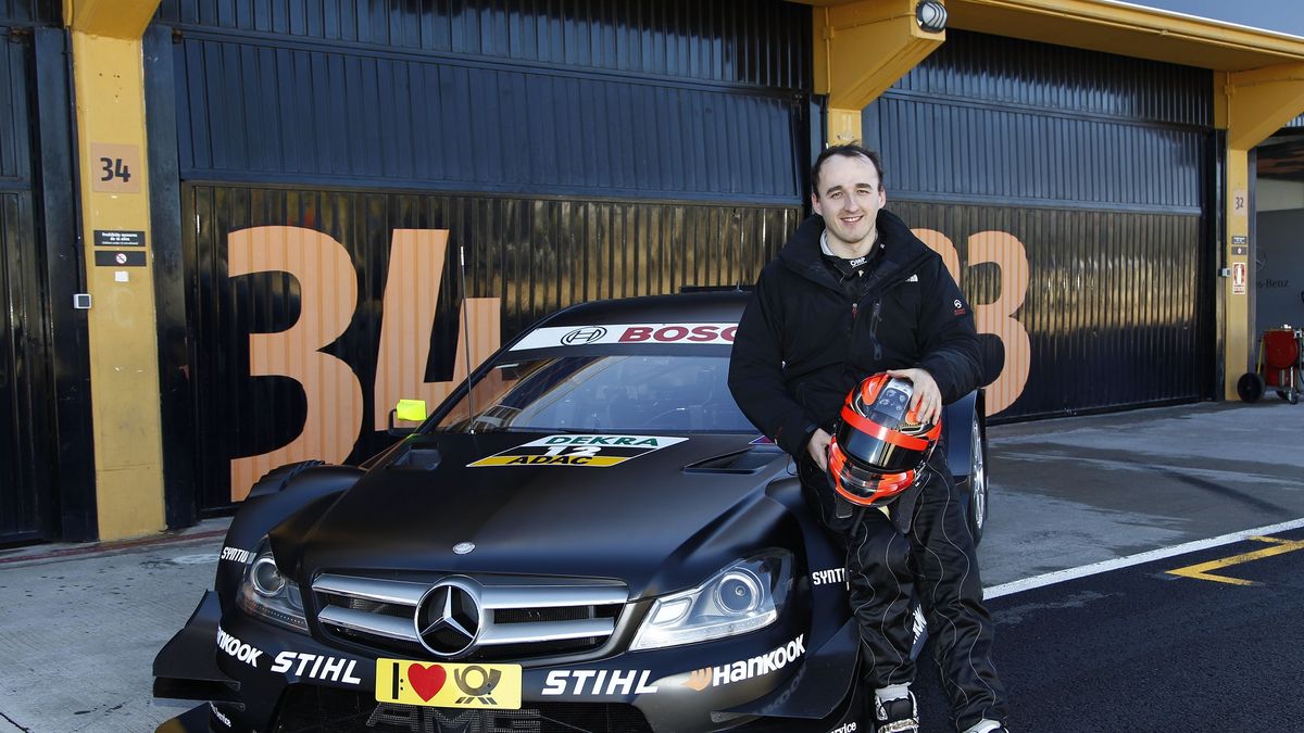 Robert Kubica już próbował swoich sił w DTM w ramach testów dla Mercedesa w roku 2013 (fot. Mercedes-AMG)