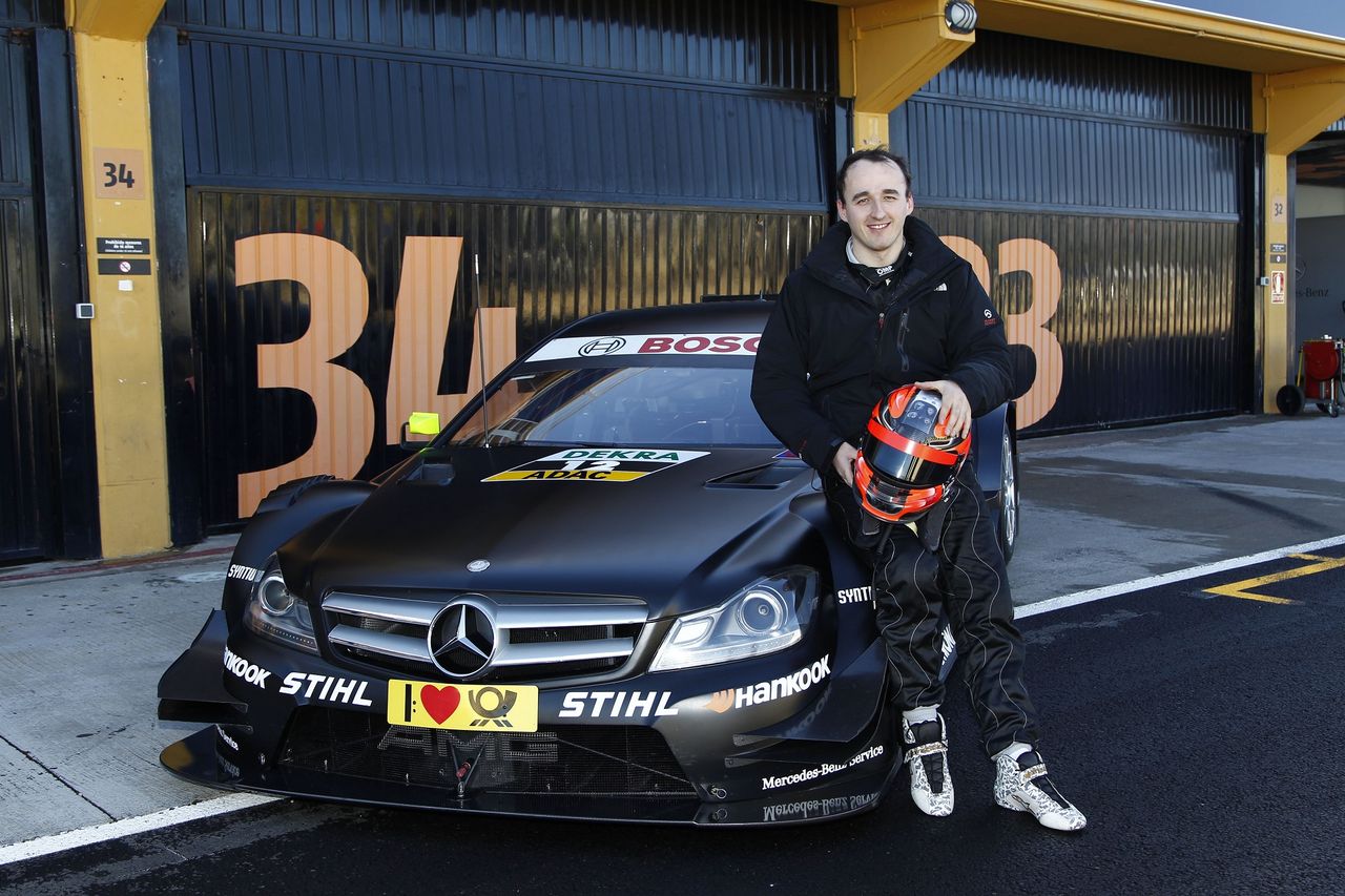 Robert Kubica już próbował swoich sił w DTM w ramach testów dla Mercedesa w roku 2013 (fot. Mercedes-AMG)