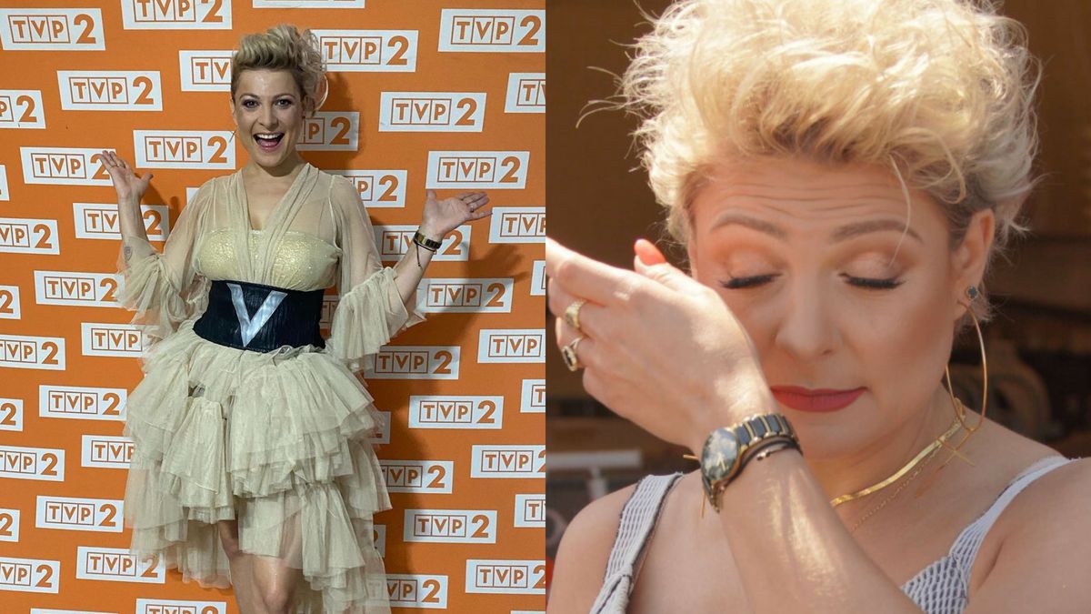 Magdalena Narożna utytułowana "królową kiczu" za tiulową sukienkę 