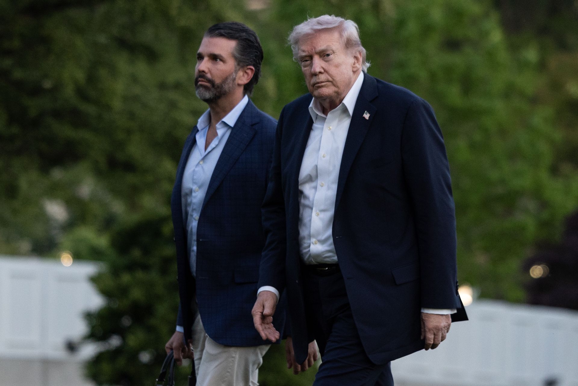 Trump wystawia swojego syna. Odmówił bycia na ślubie