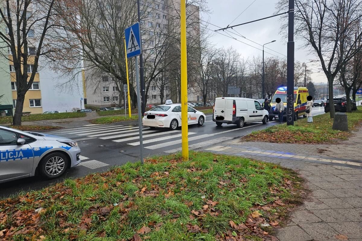 Potrącenie kobiety na przejściu dla pieszych na ul. Podzamcze