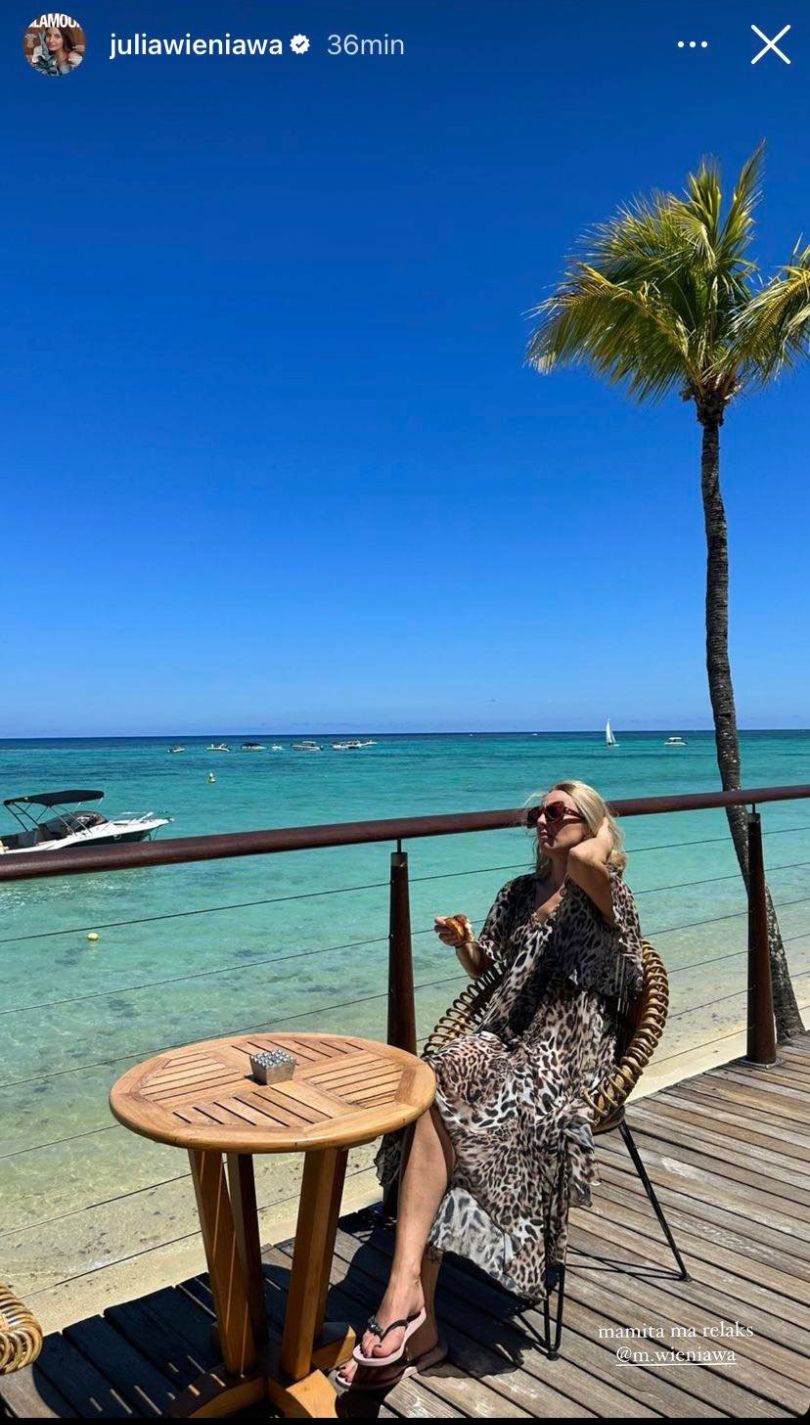 Julia Wieniawa relacjonuje wakacje na Mauritiusie