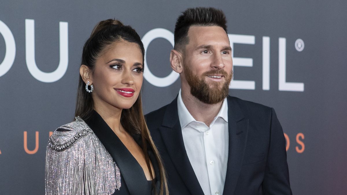 Lionel Messi z żoną Antonellą Roccuzzo