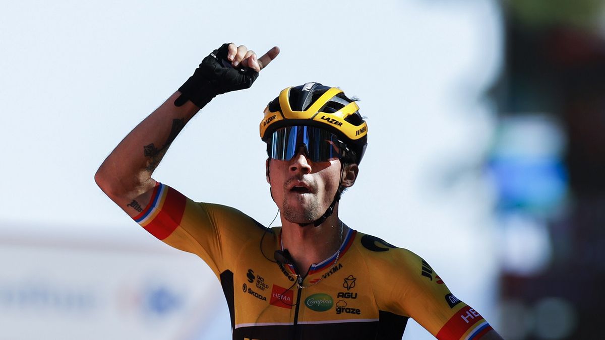 PAP/EPA / Javier Lizon / Na zdjęciu:  Primoz Roglic