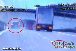 241 km/h na liczniku. Olbrzymi mandat za szarżę na autostradzie