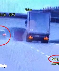 241 km/h na liczniku. Olbrzymi mandat za szarżę na autostradzie