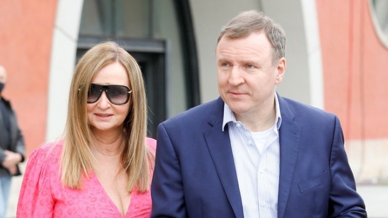 Joanna i Jacek Kurscy ochrzcili córkę