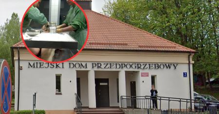 Piła mechaniczna i odór. Część żałobników została na zewnątrz