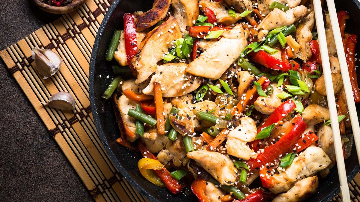 Stir-fry z kurczakiem