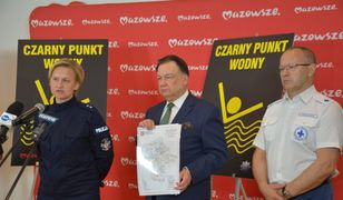 Mazowsze. 24 utonięcia w tym roku. Są kolejne "Czarne Punkty Wodne"